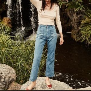 NWT Doen Maritime Jeans in Antibes Wash Sz 28